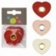 EYELETS PATCH HEART 10MM *4