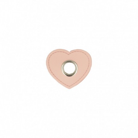 EYELETS PATCH HEART 10MM *4