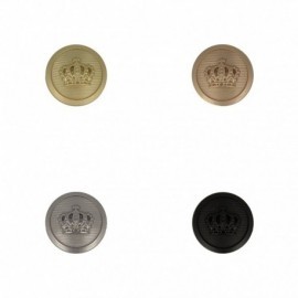 BOUTON METAL COURONNE