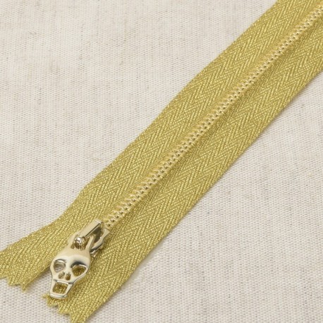 ZIPPER WITH SKULL PULL CE