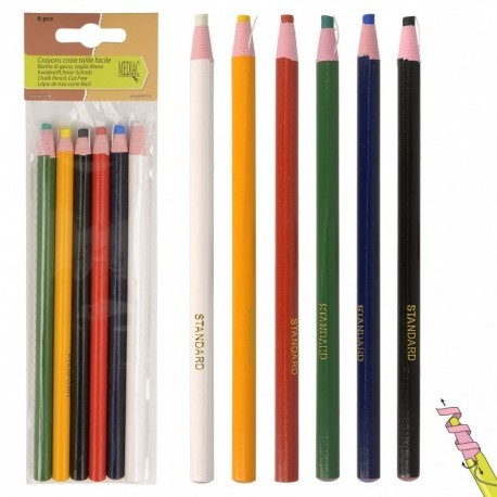 CRAYONS CRAIE TAILLE FACILE *12