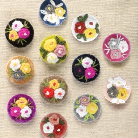 BOUTON FLEURS *2