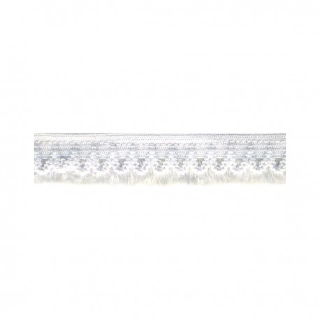SCALLOPED ELASTIC FRINGES