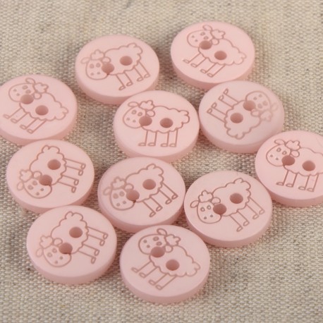 2-HOLE SHEEP BUTTON