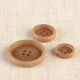 4-HOLE BUTTON MADE OF SYNTHETIC IVORY