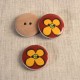 DECORATED WOODEN BUTTON