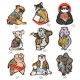 M PATCH TATTOOED ANIMALS