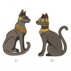 M PATCH EGYPTIAN CATS