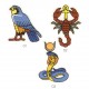 M PATCH EGYPTIAN ANIMALS