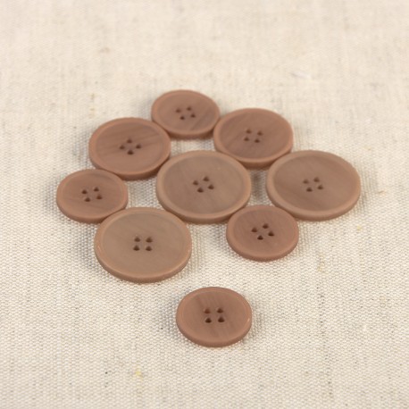 ORGANIC BUTTON, RESIN, 4-HOLE