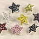 RHINESTONES BUTTON STAR