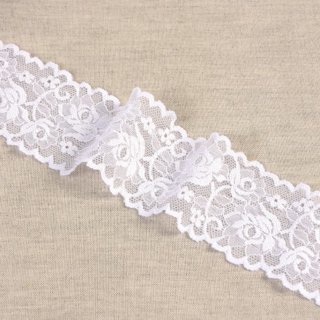 DENTELLE ÉLASTIQUE FLEURS