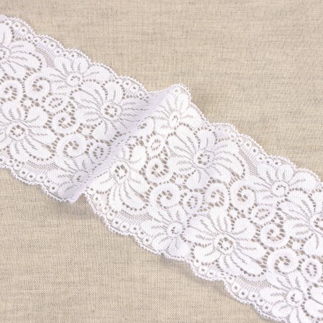 DENTELLE ÉLASTIQUE FLEURS