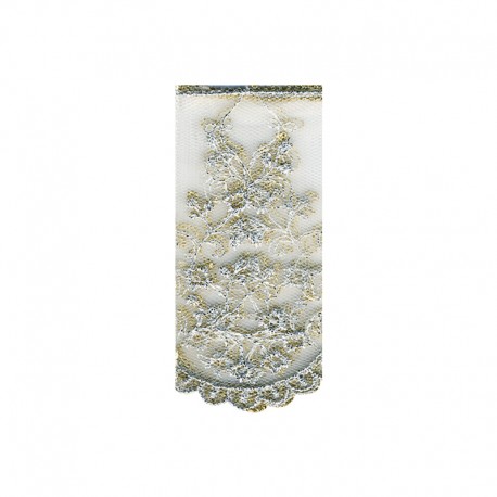 PIZZO RICAMATO SU TULLE
