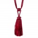 ORGANDY RIBBON AND DIAMOND CURTAIN TIEBACK