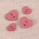 BUTTONS GLITTERED HEART