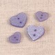 BOUTONS COEUR GLITTER