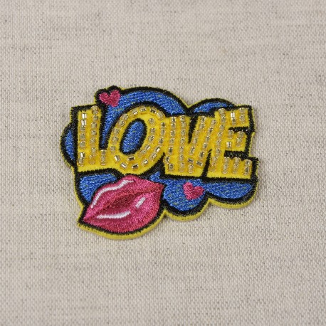 S MOTIF BEADED WORDS
