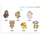 M MOTIF CUTE ANIMALS