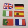 S ECUSSON DRAPEAUX BRODES
