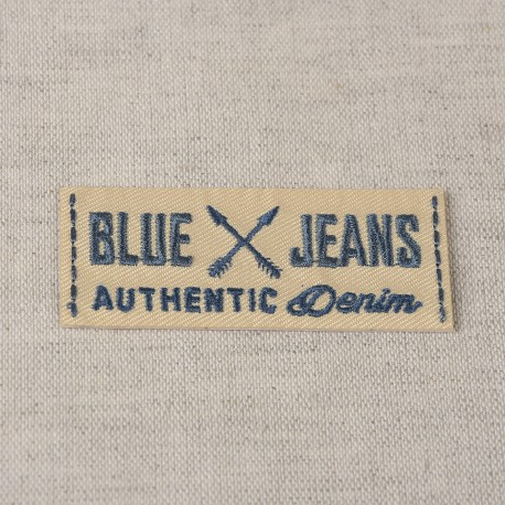 S MOTIF BLUE JEANS