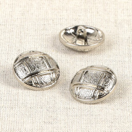 KARIERTER RUNDER KNOPF