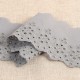 SCALLOPED EMBROIDERY WITH FLOWERS