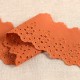 SCALLOPED EMBROIDERY WITH FLOWERS