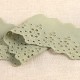 SCALLOPED EMBROIDERY WITH FLOWERS