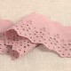 SCALLOPED EMBROIDERY WITH FLOWERS