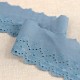 SCALLOPED EMBROIDERY WITH FLOWERS