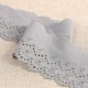 SCALLOPED EMBROIDERY WITH FLOWERS