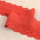 SCALLOPED EMBROIDERY WITH FLOWERS