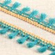 FRANGE POMPONS BICOLORE