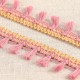 FRANGE POMPONS BICOLORE