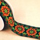 JACQUARD TRIM ROSETTES