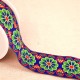 JACQUARD TRIM ROSETTES