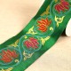 GALON JACQUARD FEUILLES ARABESQUES