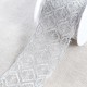 METALIZED EMBROIDERY ON TULLE