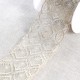 METALIZED EMBROIDERY ON TULLE