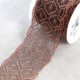 METALIZED EMBROIDERY ON TULLE