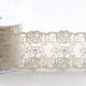 BRODERIE MÉTALLIQUE SUR TULLE