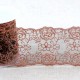 BRODERIE MÉTALLIQUE SUR TULLE