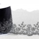 BRODERIE MÉTALLIQUE SUR TULLE