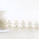 BRODERIE MÉTALLIQUE SUR TULLE