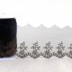 BRODERIE MÉTALLIQUE SUR TULLE