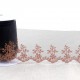BRODERIE MÉTALLIQUE SUR TULLE