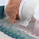 TULLE BRODE FEUILLES FEST