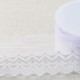 TULLE BRODE DOUBLE VAGUE FESTONNEE MAT
