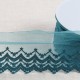 TULLE BRODE DOUBLE VAGUE FESTONNEE MAT